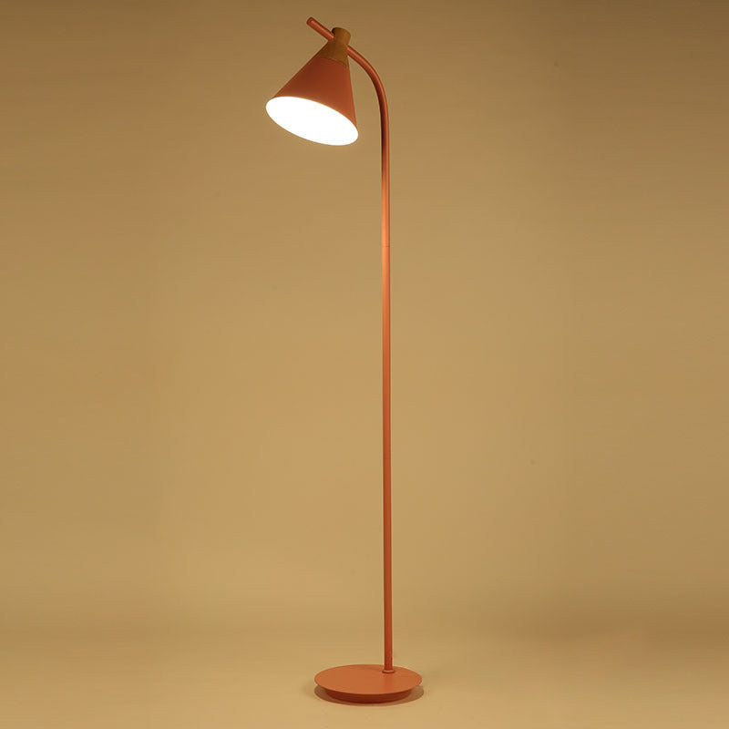 Standing Light Fixture Metal 61 Inch Adjustable E26 Socket Contemporary Upright Illumination