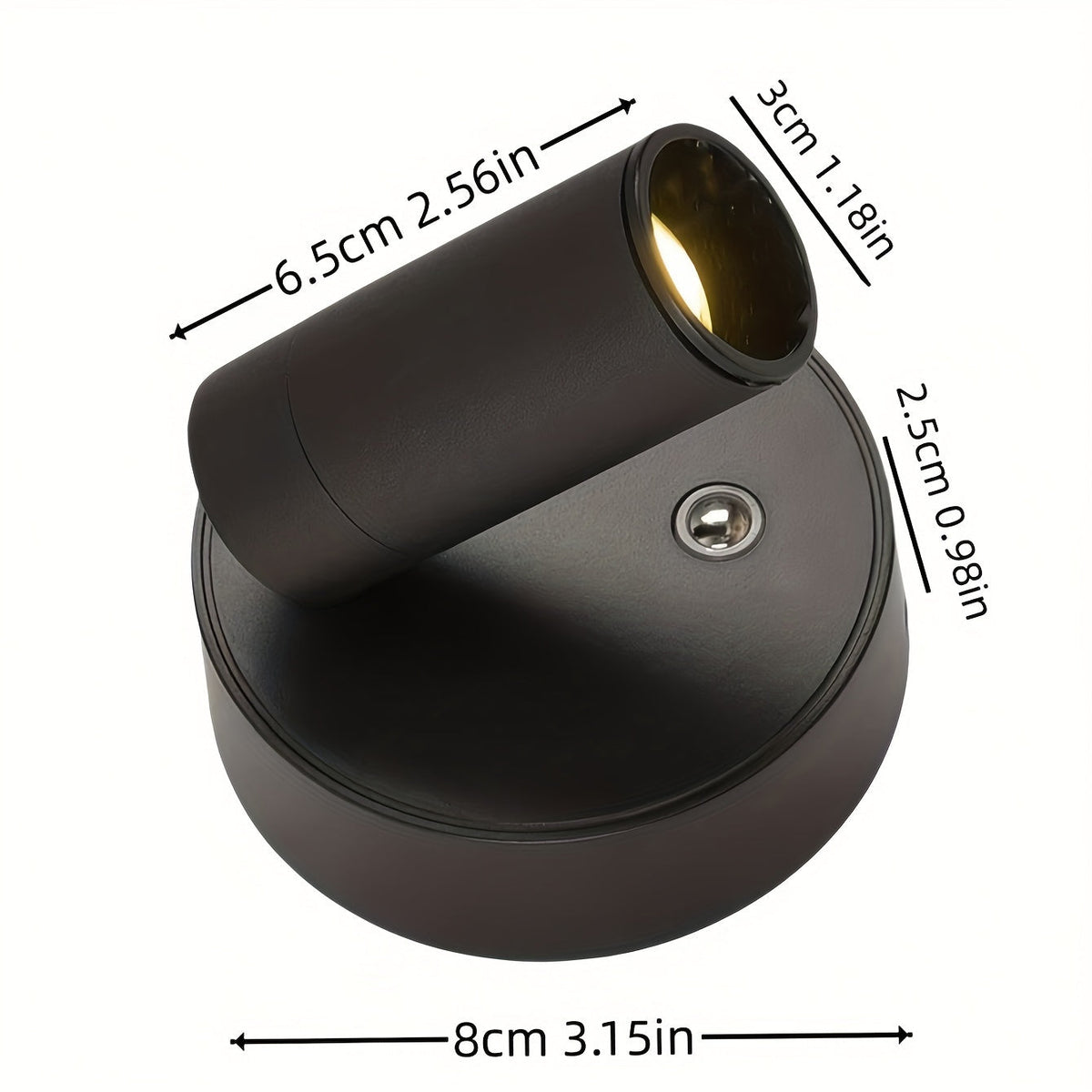 Rechargeable LED Accent Spotlight with Touch Dimmer for Artwork, Plants & Shelf Displays | Thomler