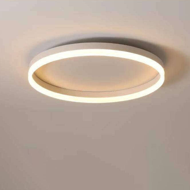 20 in Dimmable LED Ceiling Light with Remote Iron & Acrylic Fixture for Bedrooms Hallways Living Rooms Modern Low-Profile Design | Thomler