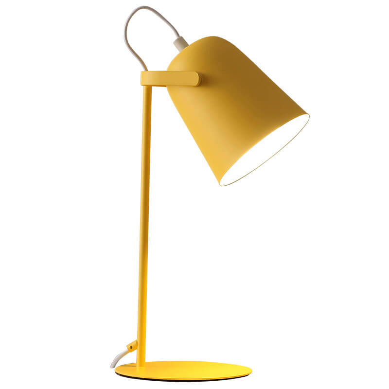 Metal Accent Light 12 Inch Iron Task Lamp with Bucket Shade E27 Socket for Nightstand Desktop Office Corner Home | Thomler
