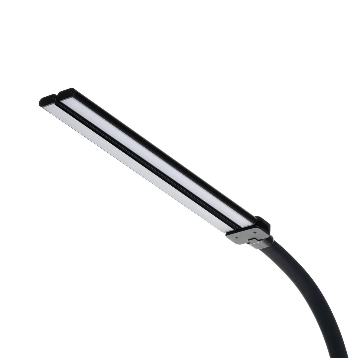Adjustable Clamp-On Task Light with Gooseneck Arm 38 in Height Dimmable LED Office Reading Lamp Black Iron for Desk Workspace Study Corner | Thomler