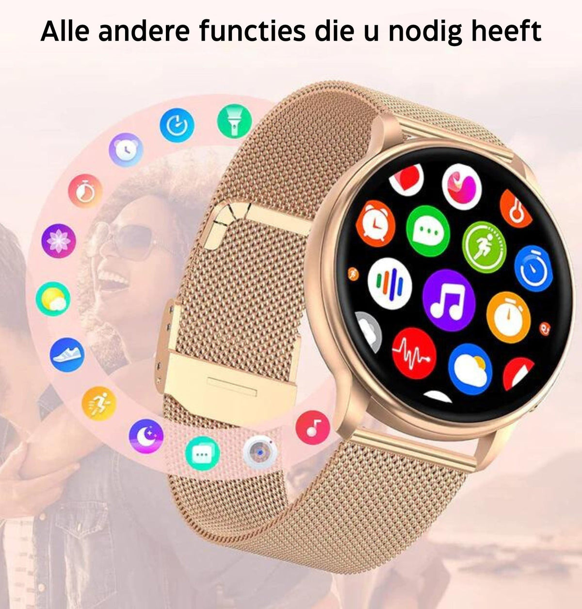 Women's Smartwatch with Heart Rate Monitor, Sleep Tracker & Call Notifications for Fitness & Daily Activity Tracking | Thomler