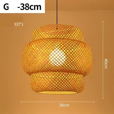 Handgeweven rotan hanglamp, natuurlijke gevlochten plafondlamp, rustieke boerderijstijl hanglamp voor eetkamer, keukeneiland en boho interieur