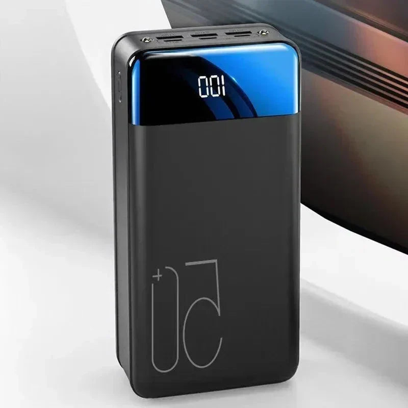 Cargador portátil de 50000 mAh, batería externa de carga rápida con 3 puertos para iPhone, Android, tablet, viajes y emergencias