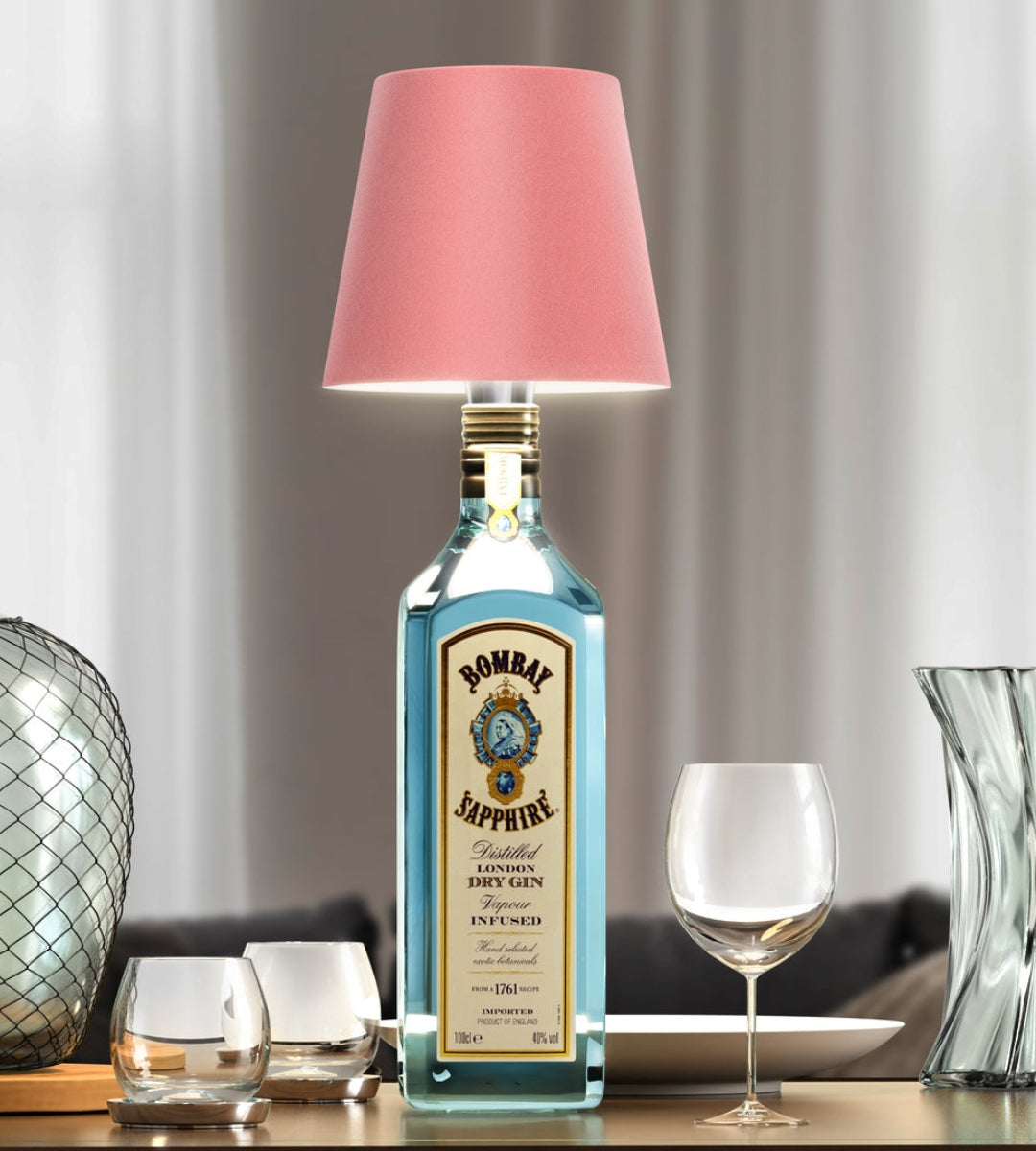 Rechargeable LED Bottle Topper Light 5.5 Inches Wireless Warm Glow Aluminum Cap for Wine Bottles Indoor Outdoor Dining Table Decor Cordless | Thomler