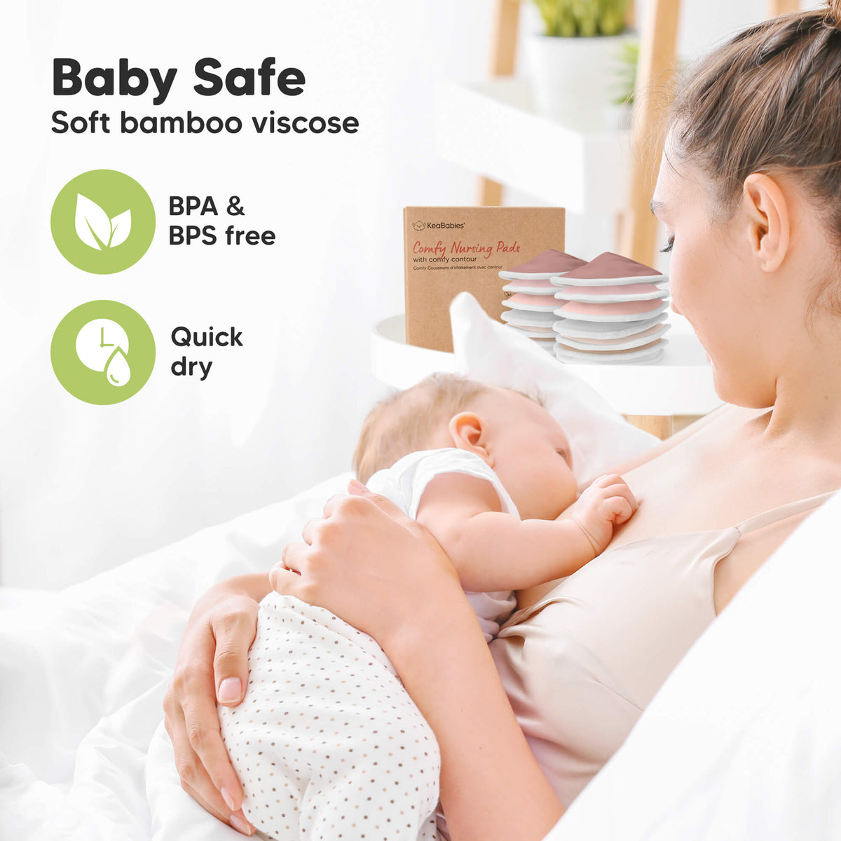 14-Pack Bamboo Nursing Pads (Lovelle)