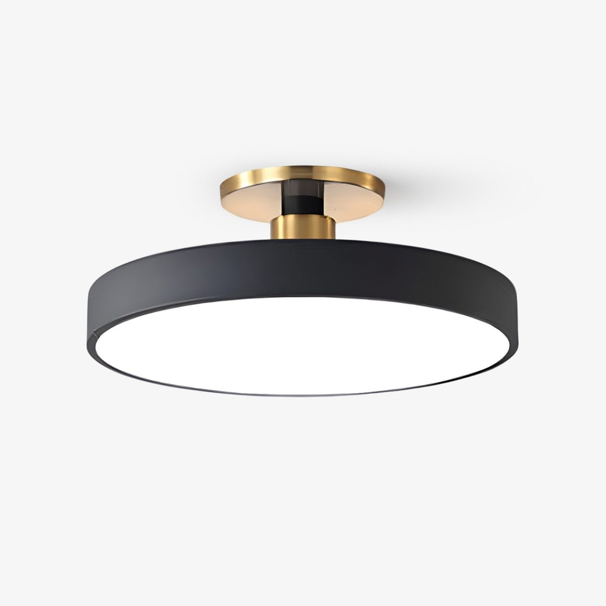 Lámpara de techo LED de 12 pulgadas, redonda, regulable, de bajo perfil para dormitorio, cocina, oficina, hogar, acrílico moderno | Thomler