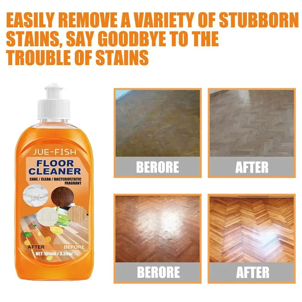 Citrus-Scented Multi-Surface Floor Cleaner Concentrate for Tile Hardwood Laminate Kitchen Bathroom 3.4 oz | Thomler