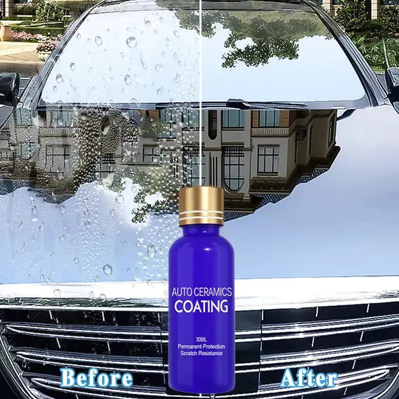 Sellador en espray cerámico para la protección de pintura de vehículos: revestimiento repelente al agua para autos y camionetas: kit de brillo duradero y defensa contra rayones