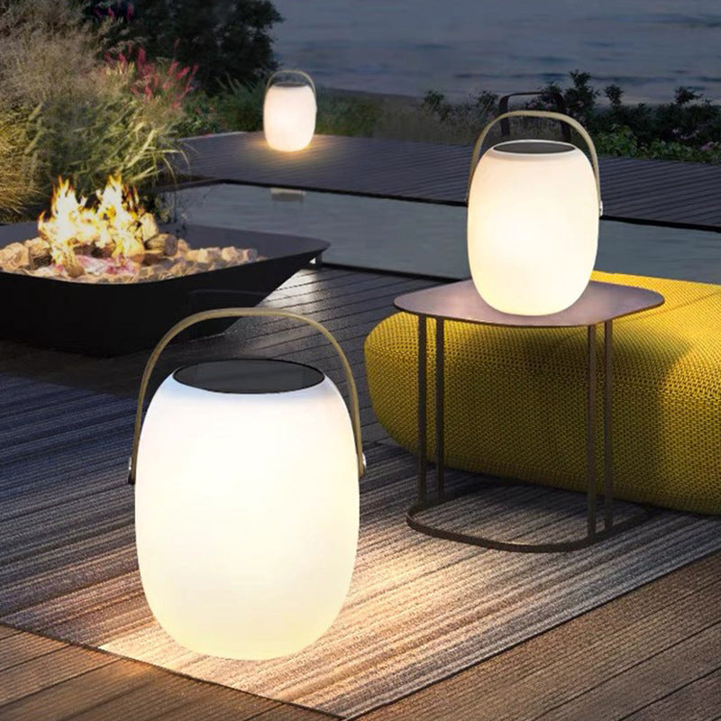 Solar-Powered Color-Changing LED Garden Lantern with Remote Control – 16 Hues, Waterproof Design for Yard, Deck & Camping – 5W Rechargeable | Thomler