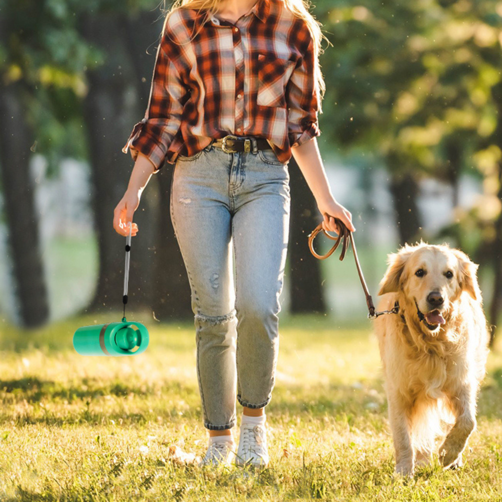 Dog Waste Scoop Claw with Bag Dispenser