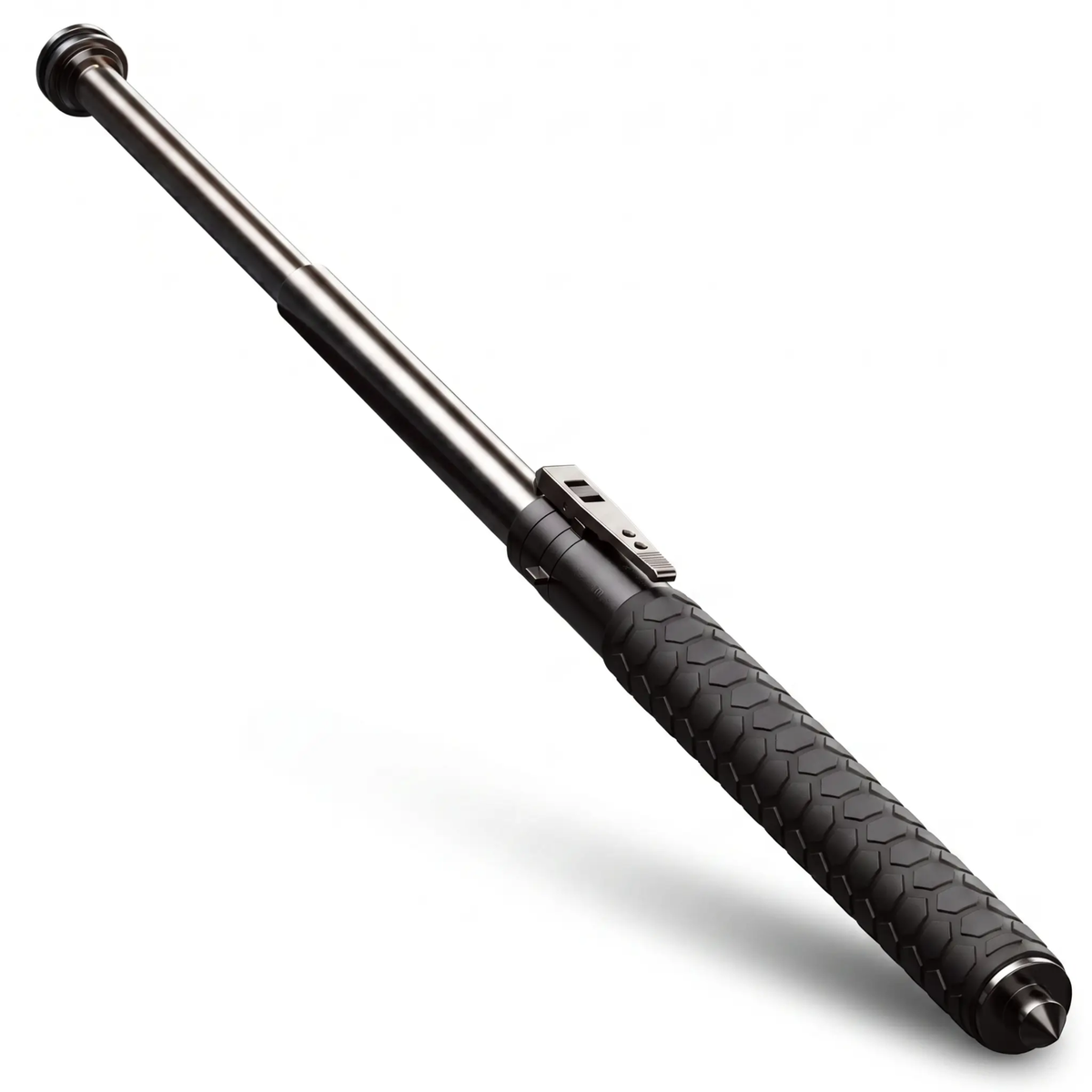 Telescoping Support Cane Spring Deploy Mechanism Rubber Handle Hiking Urban Trail Walking Aid Stability Pole Portable Collapsible Mobility S | Thomler