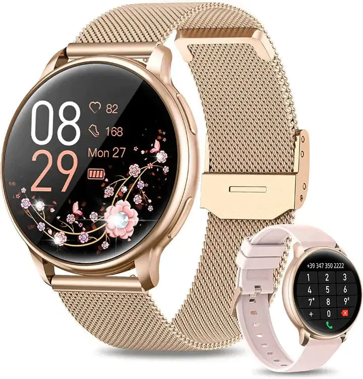 Women's Smartwatch with Heart Rate Monitor, Sleep Tracker & Call Notifications for Fitness & Daily Activity Tracking | Thomler