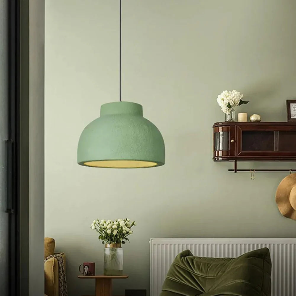 Koepel Plafonnière 15 of 23 inch Witte Polystyreen Kap voor Eetkamer Keukeneiland Slaapkamer Verstelbaar Snoer E26 Fitting Modern Mini | Thomler
