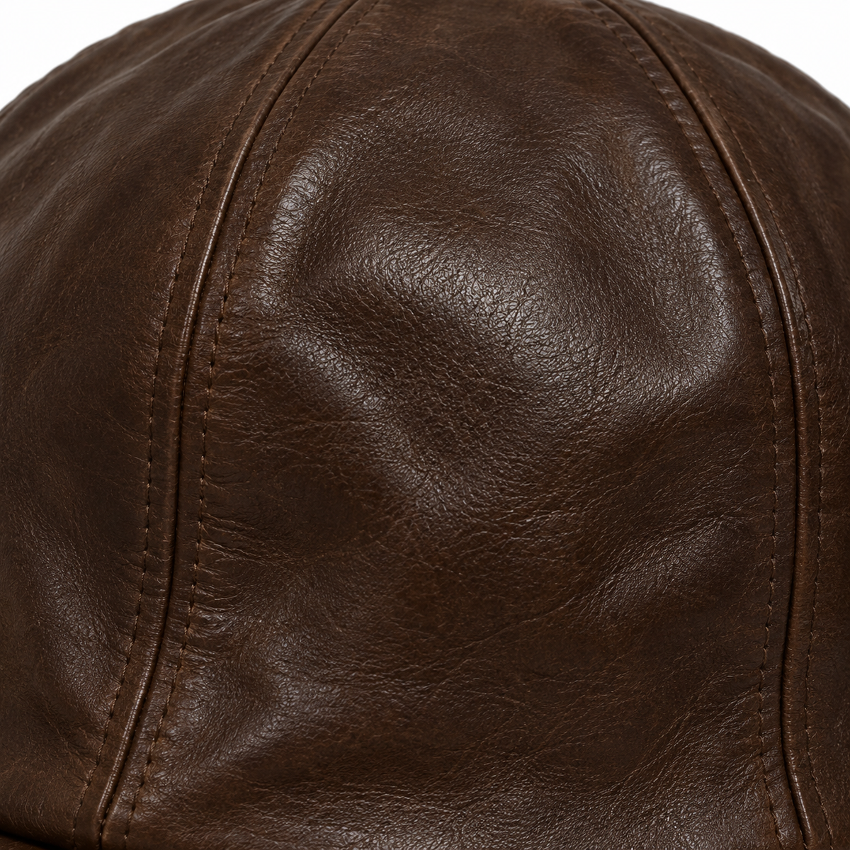 Gorra de béisbol clásica marrón – Piel vegana