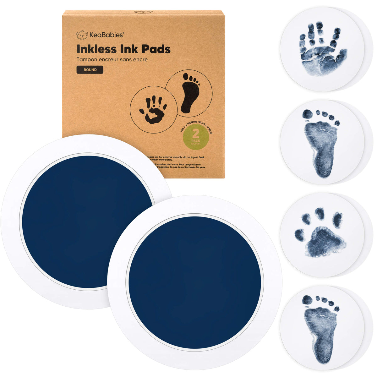 2-Pack Baby Inkless Ink Pads