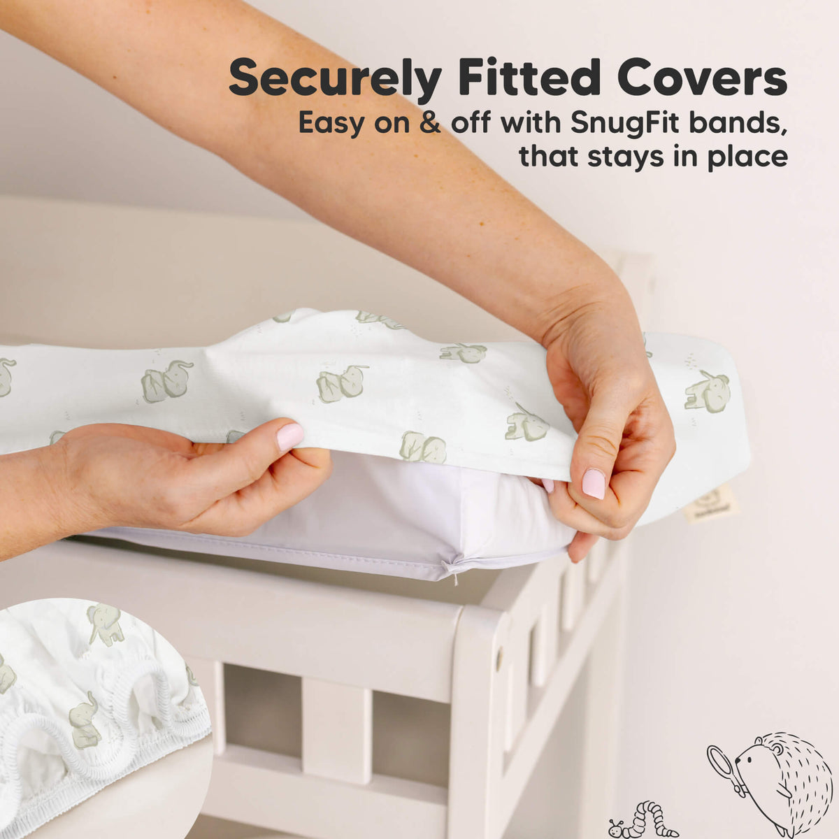 2-Pack Baby Waterproof Changing Pad Covers