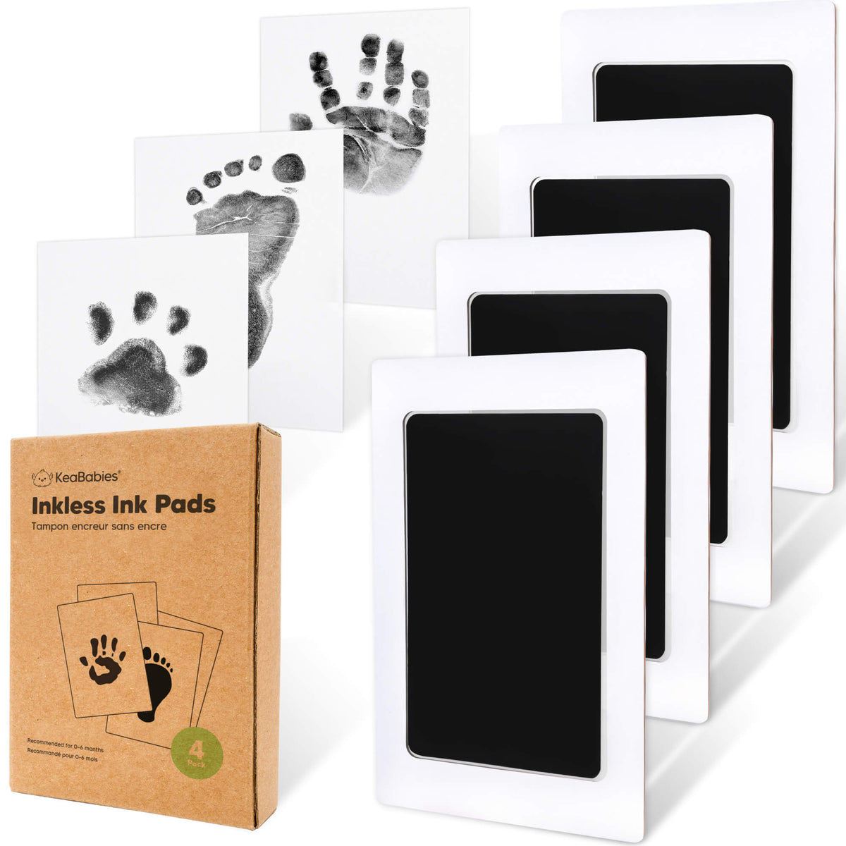 4-Pack Baby Inkless Ink Pads