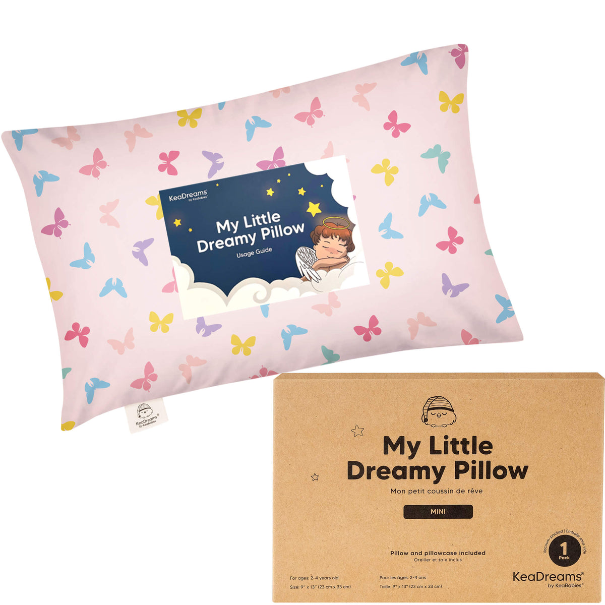 Minialmohada para niños pequeños con funda