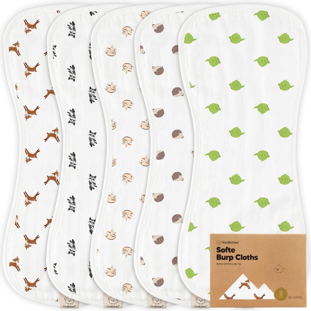Large Muslin Baby Burp Cloth
