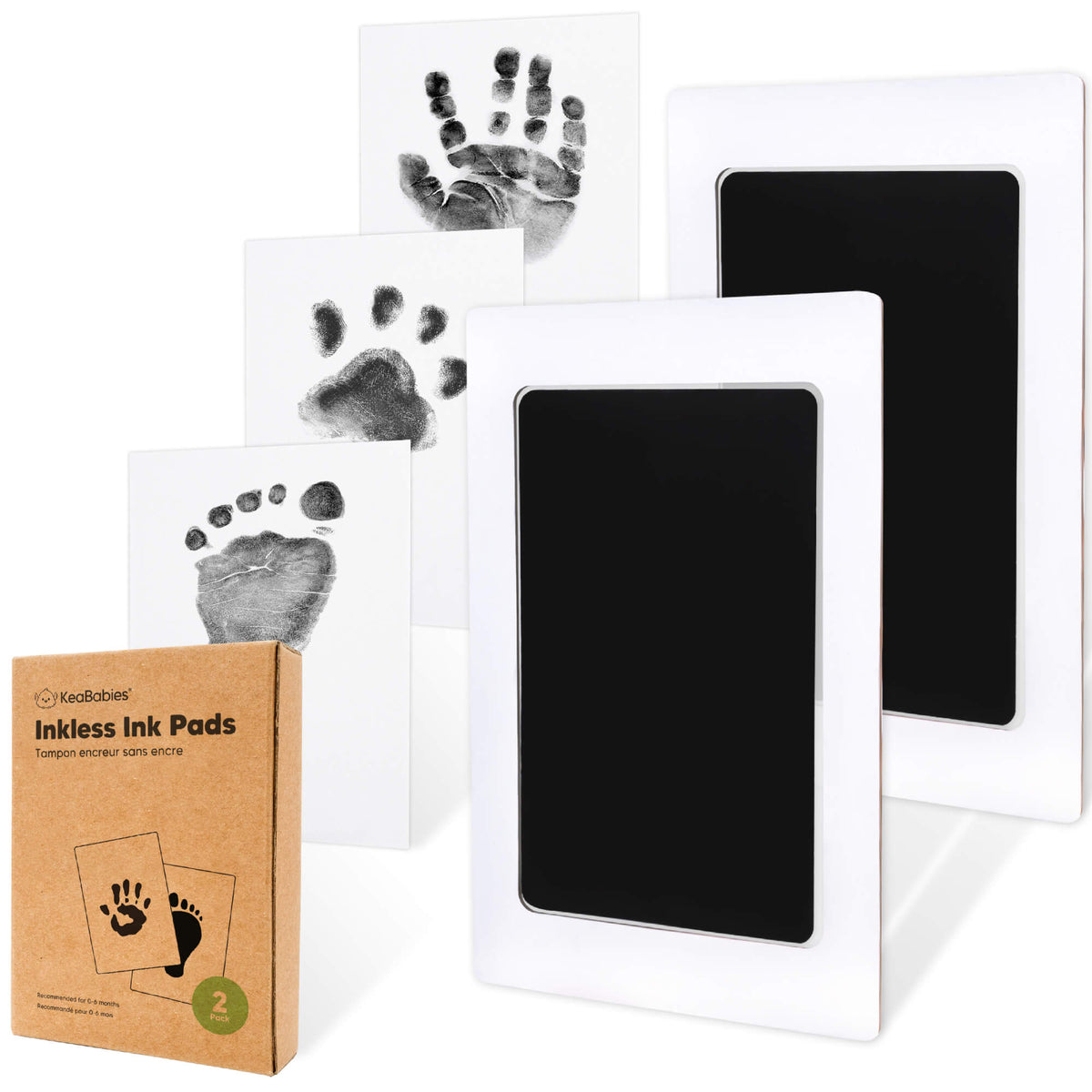 2-Pack Baby Inkless Ink Pads