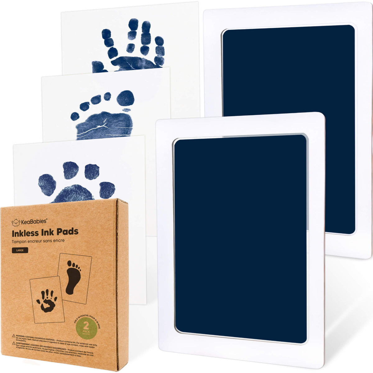 2-Pack Baby Inkless Ink Pads