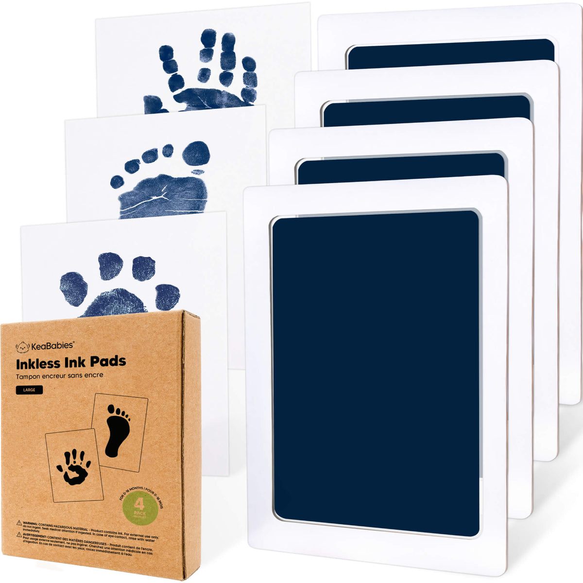 4-Pack Baby Inkless Ink Pads