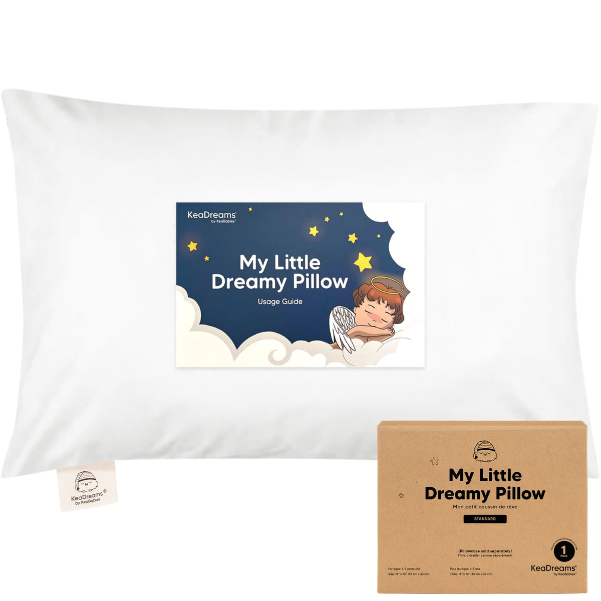 1-Pack Toddler Pillow Without Pillowcase