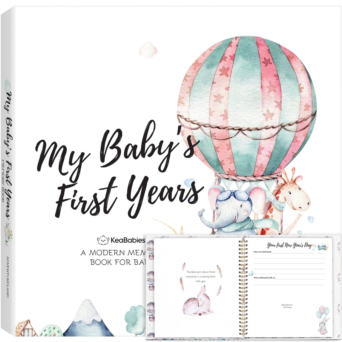 Libro de recuerdos del primer año del bebé