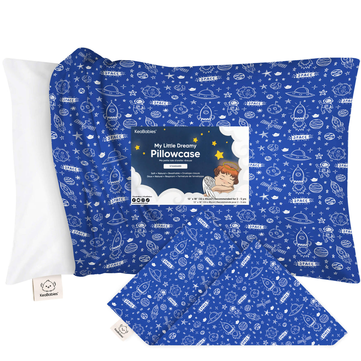 Printed Toddler Pillowcase 13X18"