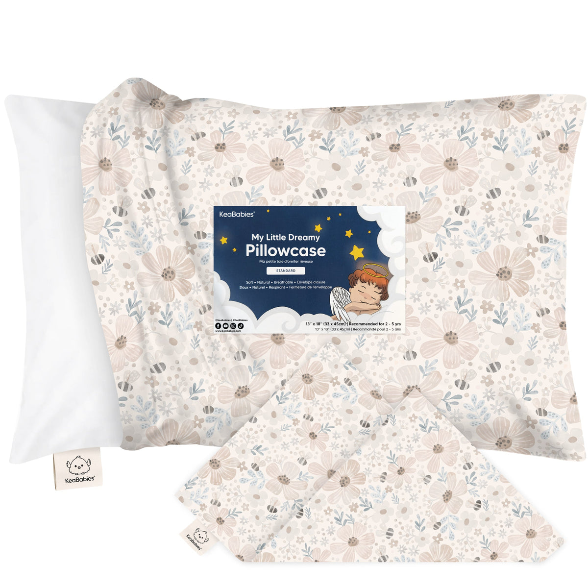 Printed Toddler Pillowcase 13X18"