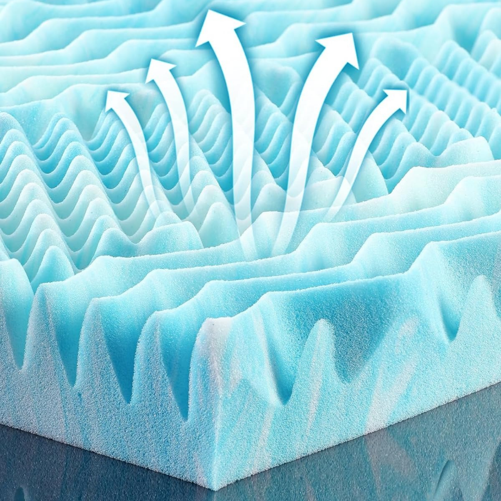 Kühlende Noppen-Matratzenauflage