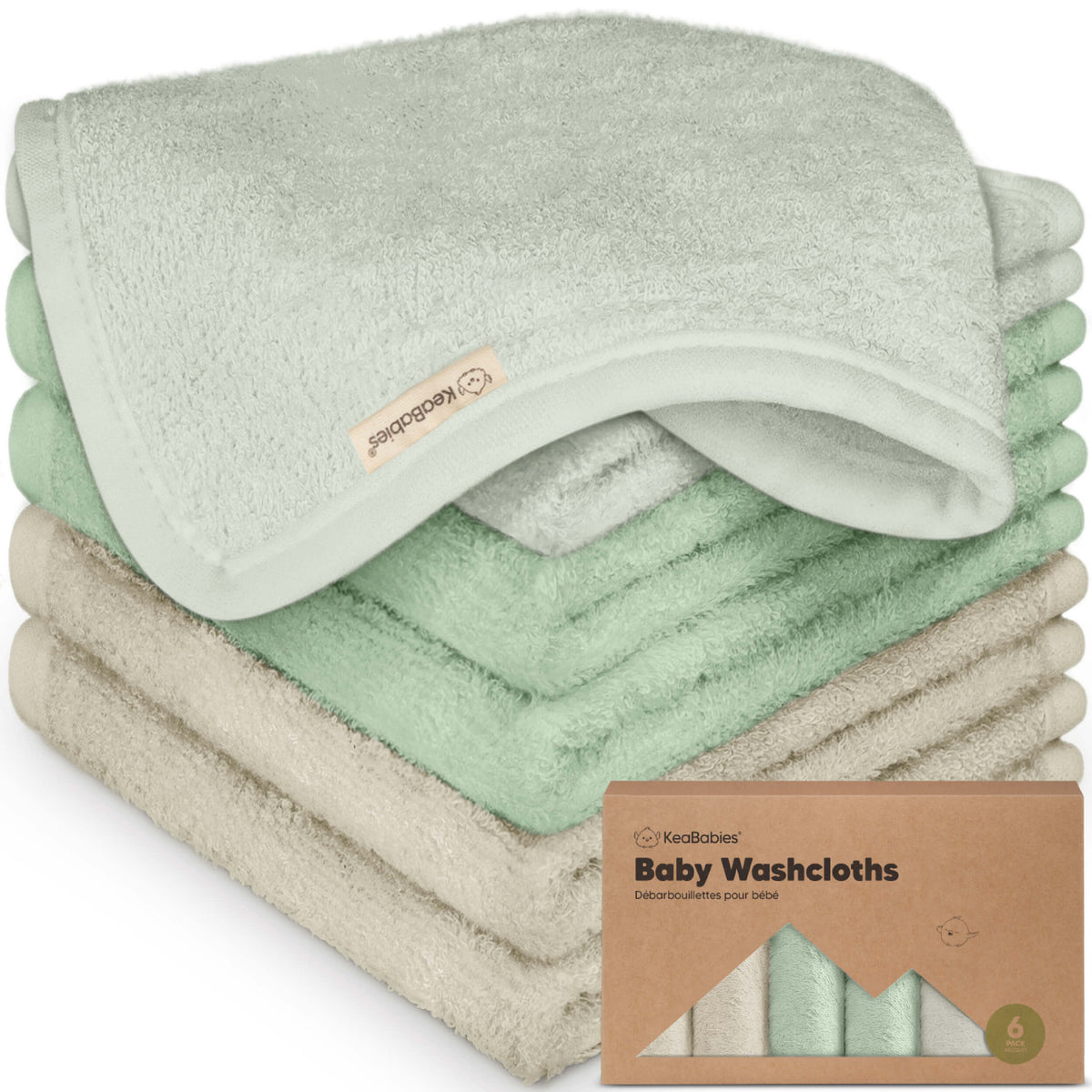 Deluxe Bamboo Baby Washcloths
