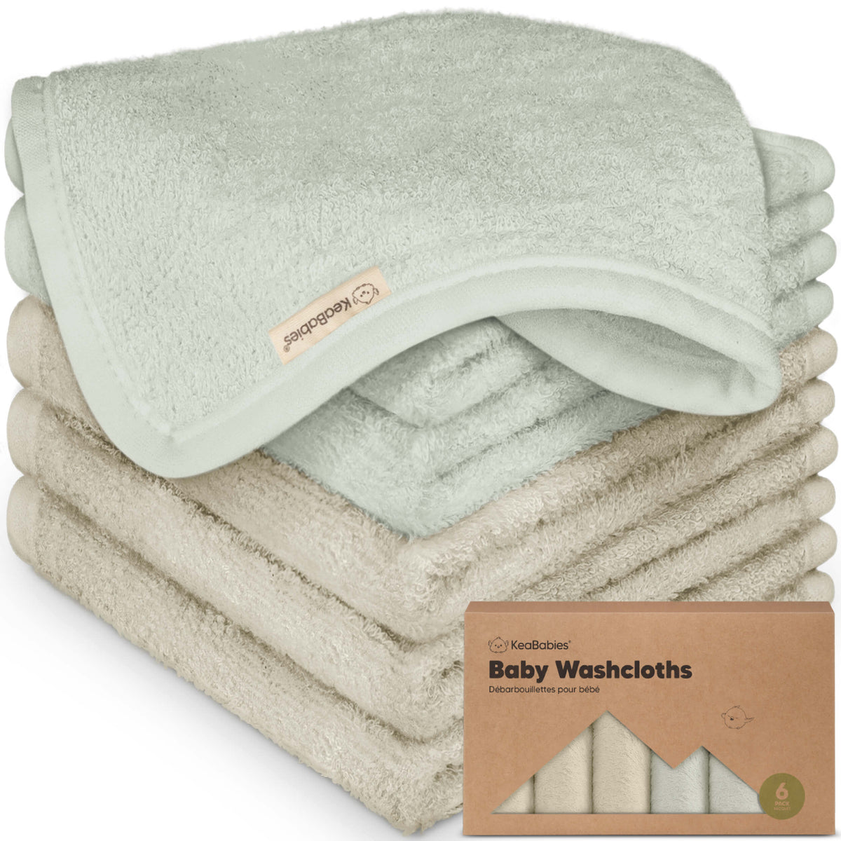Deluxe Bamboo Baby Washcloths