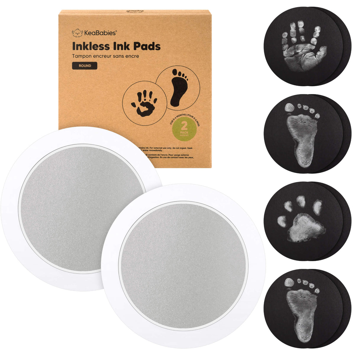 2-Pack Baby Inkless Ink Pads