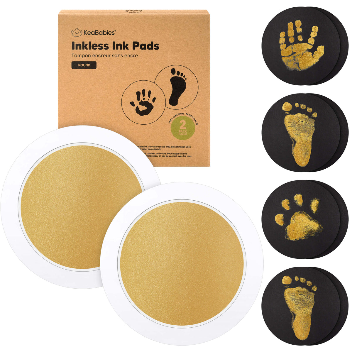 2-Pack Baby Inkless Ink Pads