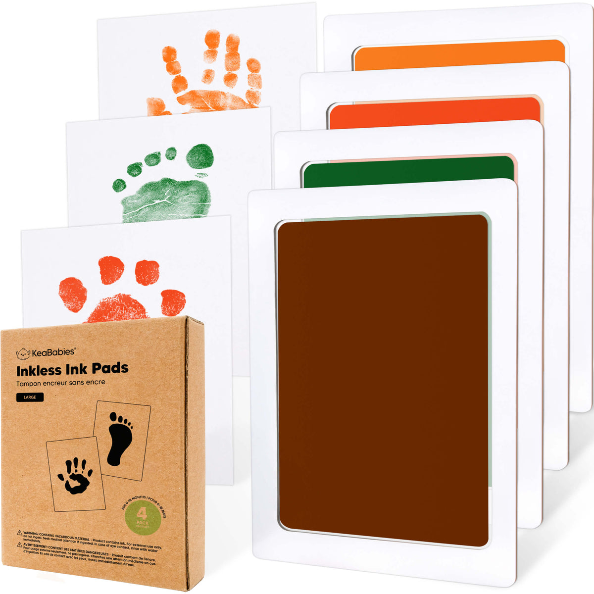 4-Pack Baby Inkless Ink Pads