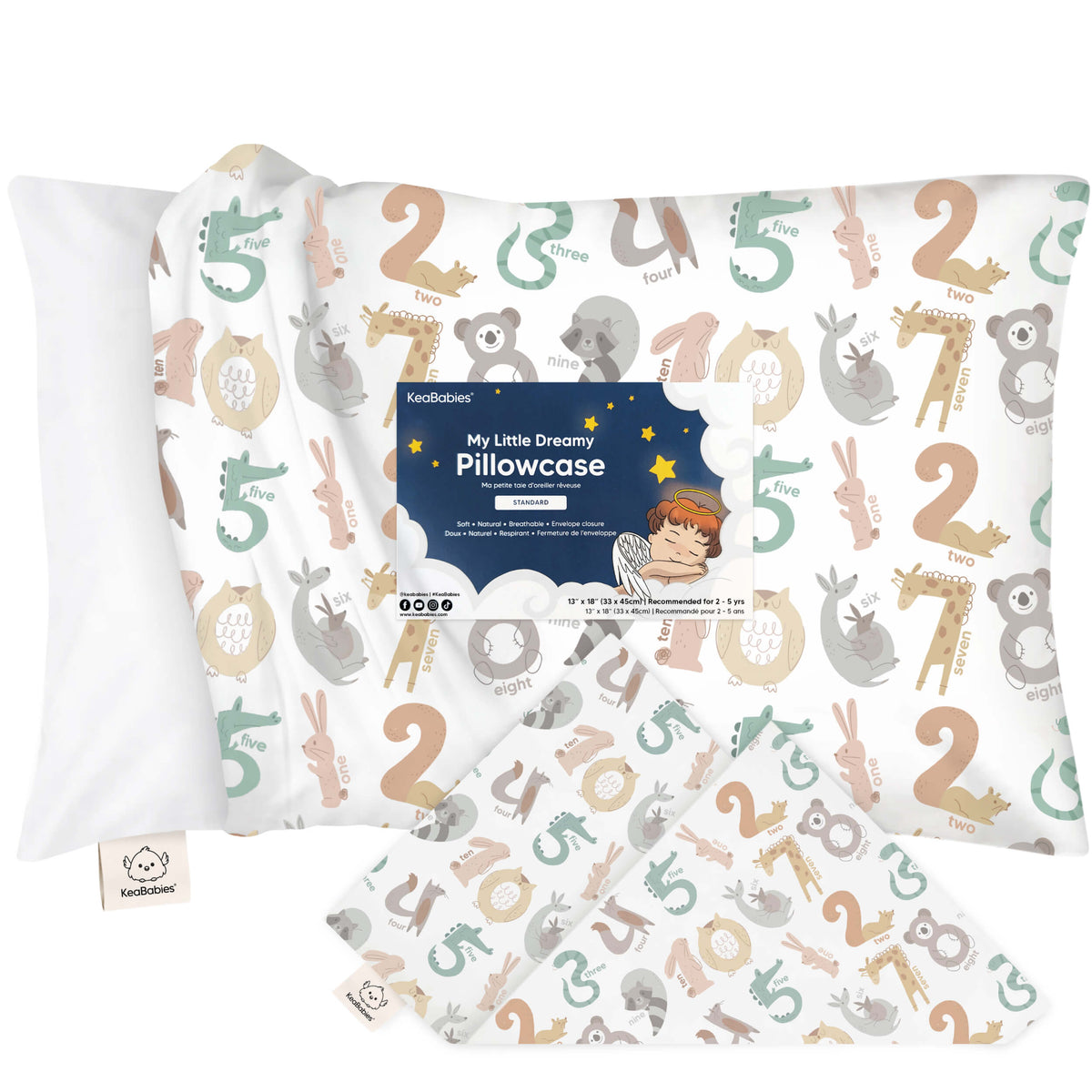Printed Toddler Pillowcase 13X18"
