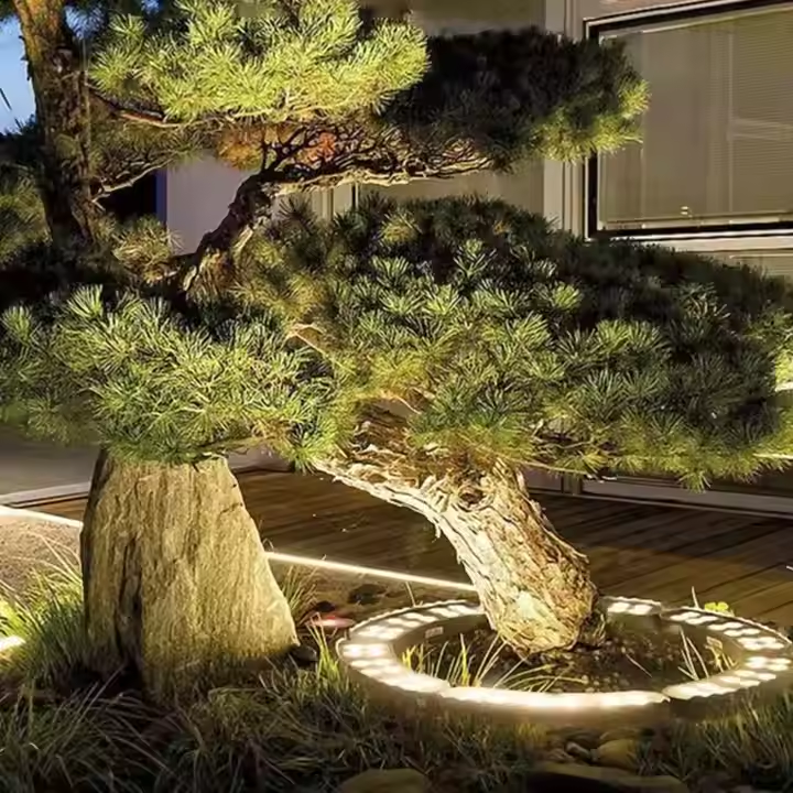 Outdoor LED Landscape Spotlight for Trees & Gardens | Aluminum Ground Light with Warm Glow | Pathway Accent Lighting | Weatherproof Garden U | Thomler