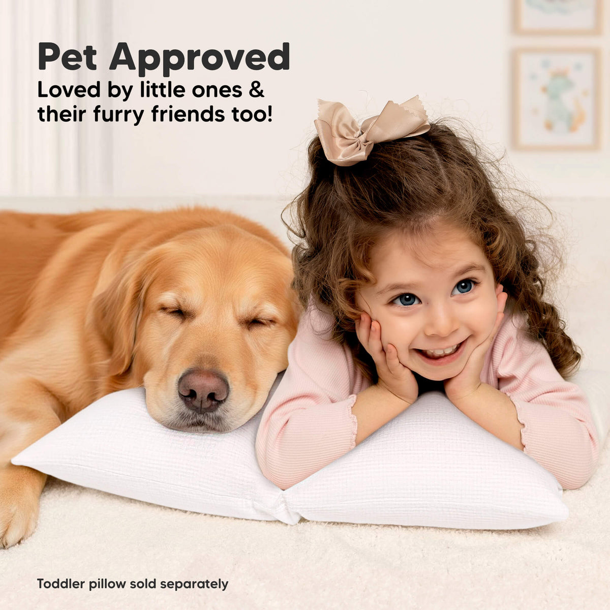 2-Pack Muslin Toddler Pillowcases