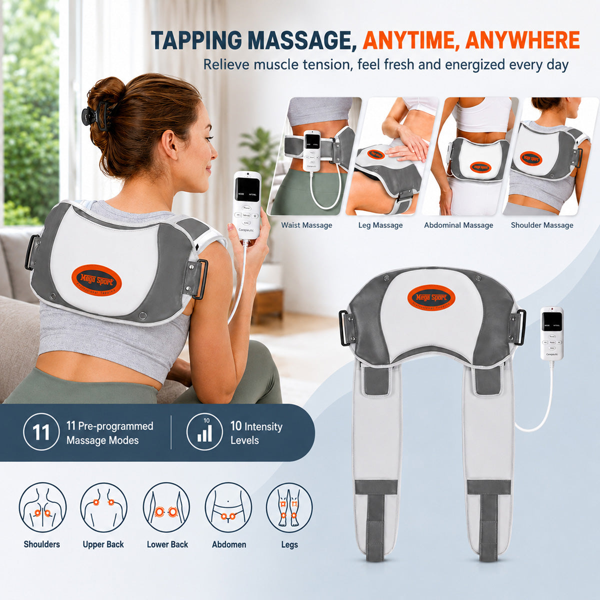 Deluxe-Massagegerät für Taille und Bauch