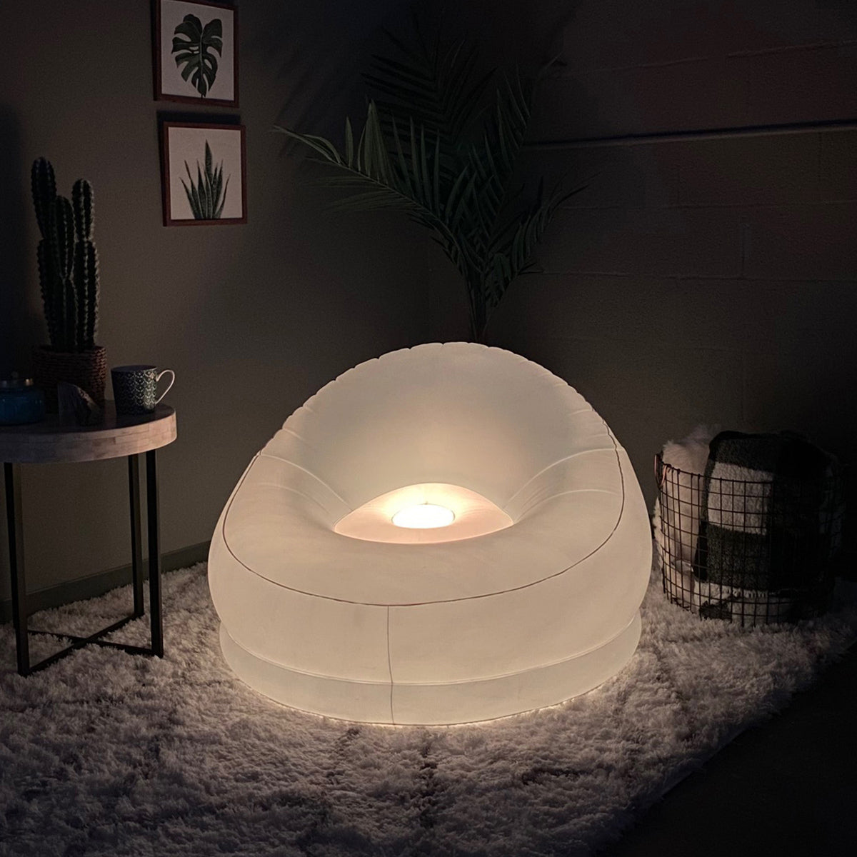 Aufblasbarer LED-Sessel