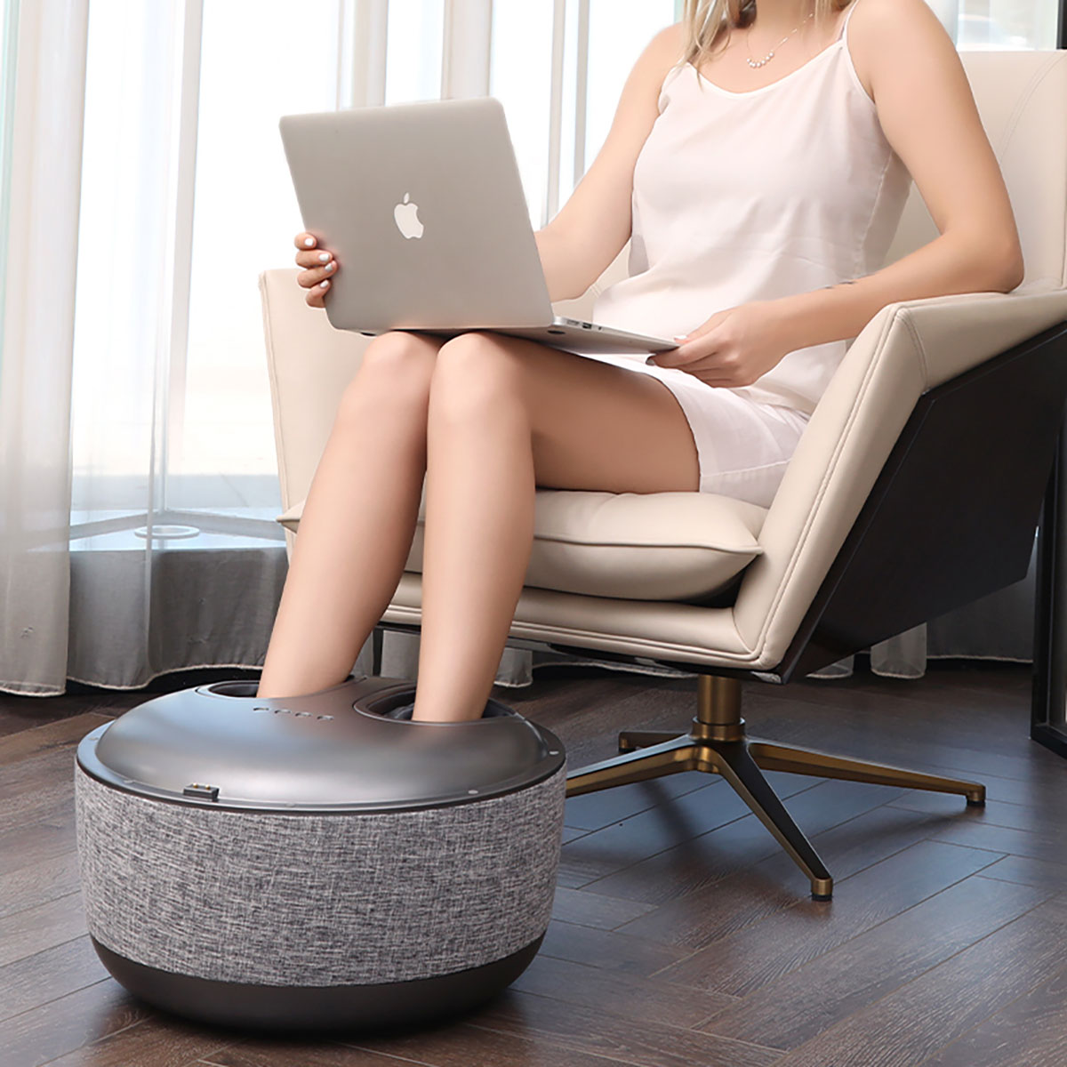 Foot Massaging Ottoman