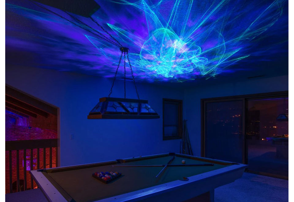 Laser-Nebelprojektor