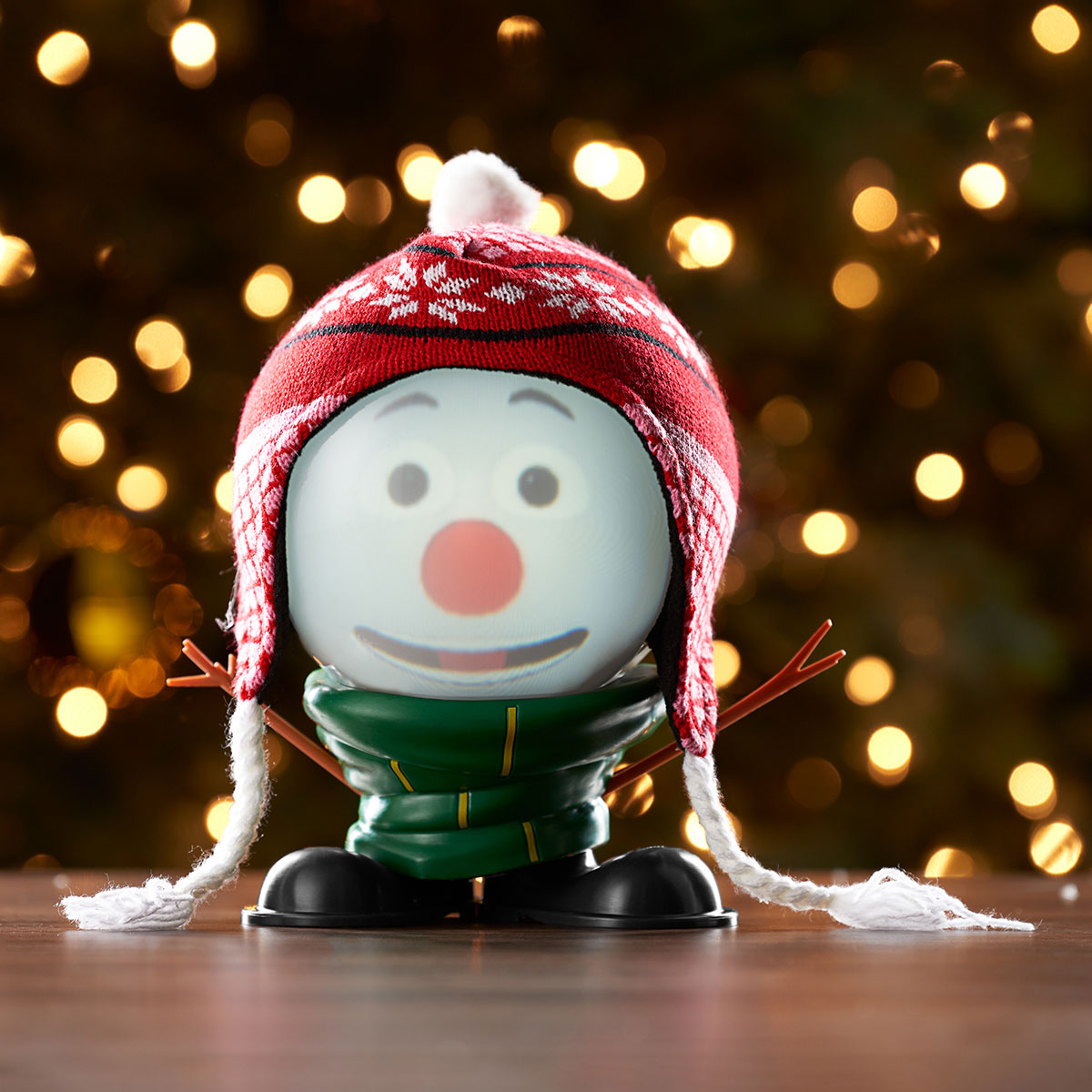 Animierter sprechender Schneemann