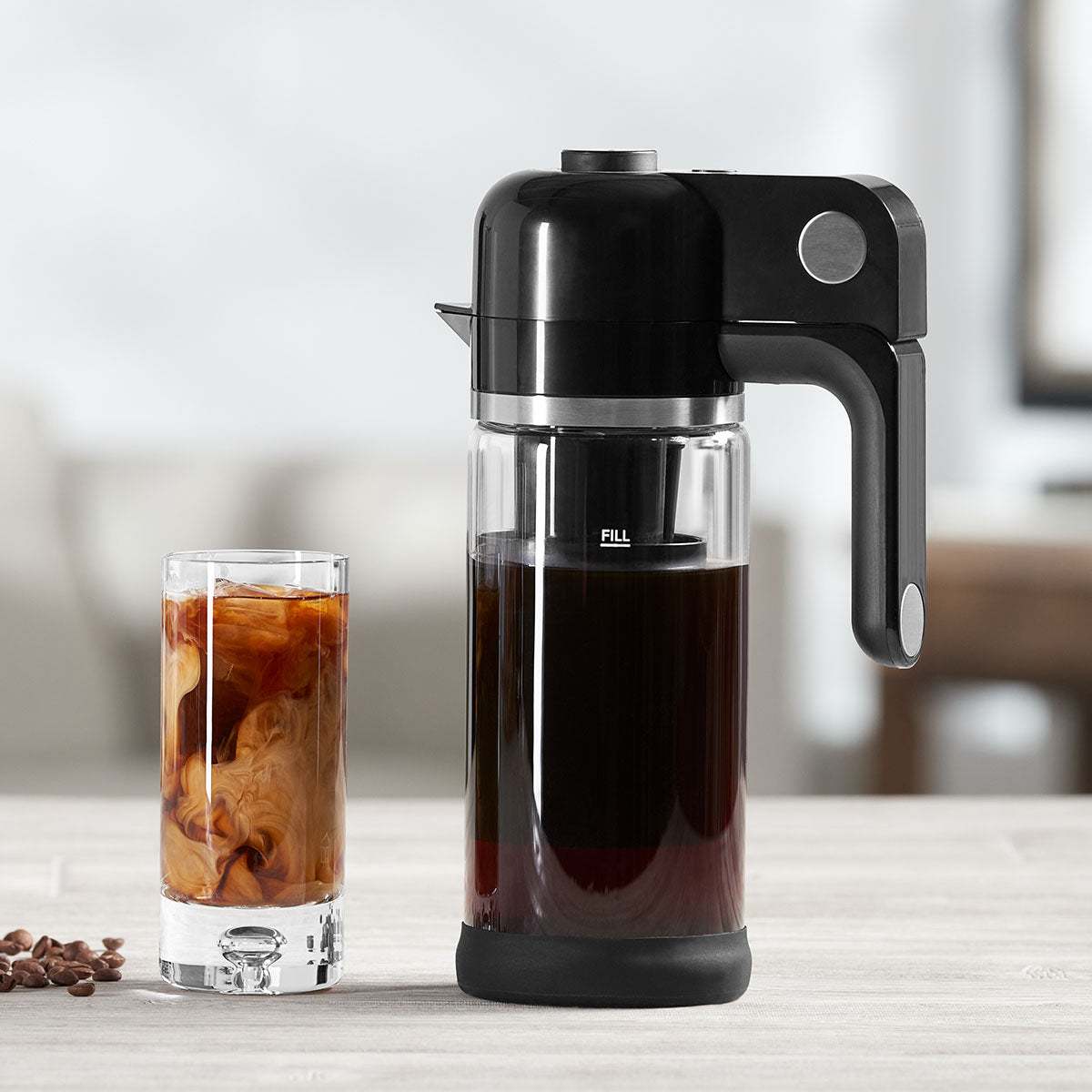 Cafetera de café frío instantáneo
