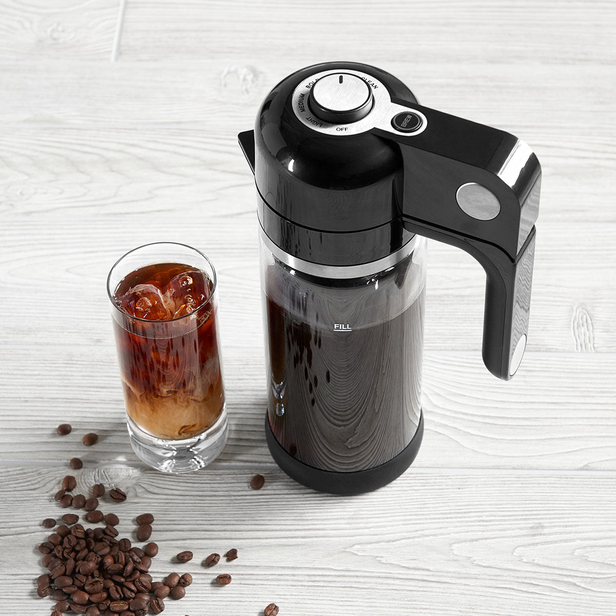 Cafetera de café frío instantáneo