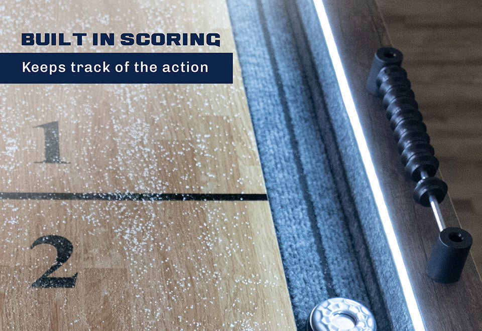 9' beleuchtetes LED-Shuffleboard