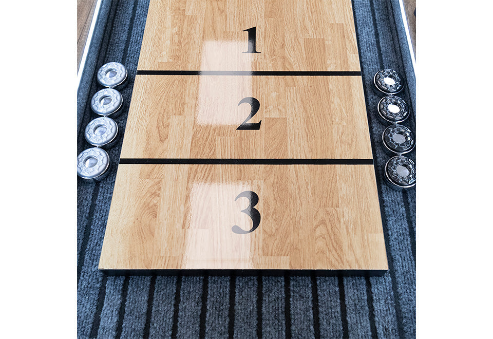 9' beleuchtetes LED-Shuffleboard