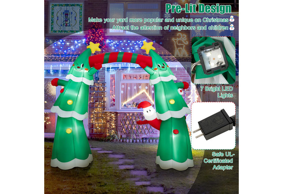 11-Ft. Inflatable Christmas Tree Archway